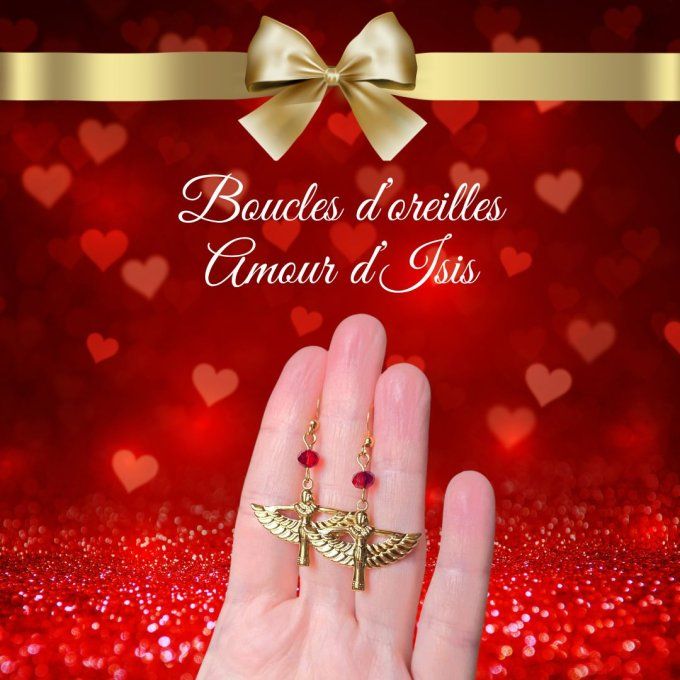 Fête des Mères - Boucles d'oreilles Amour d'Isis