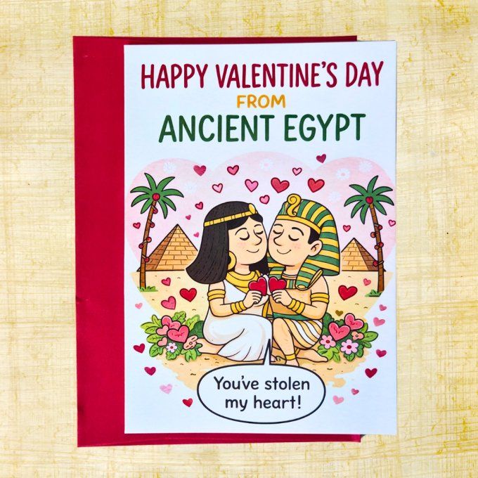 Carte de Voeux egyptienne - Saint Valentin