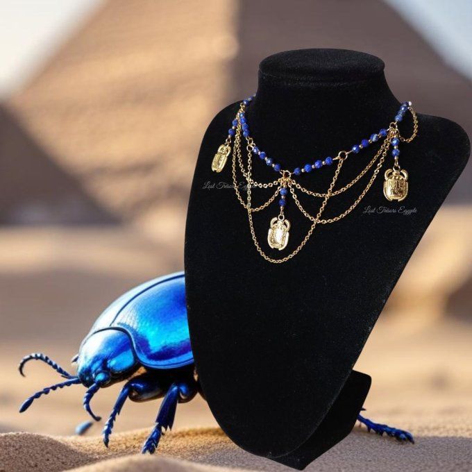 Collier déesse Scarabée