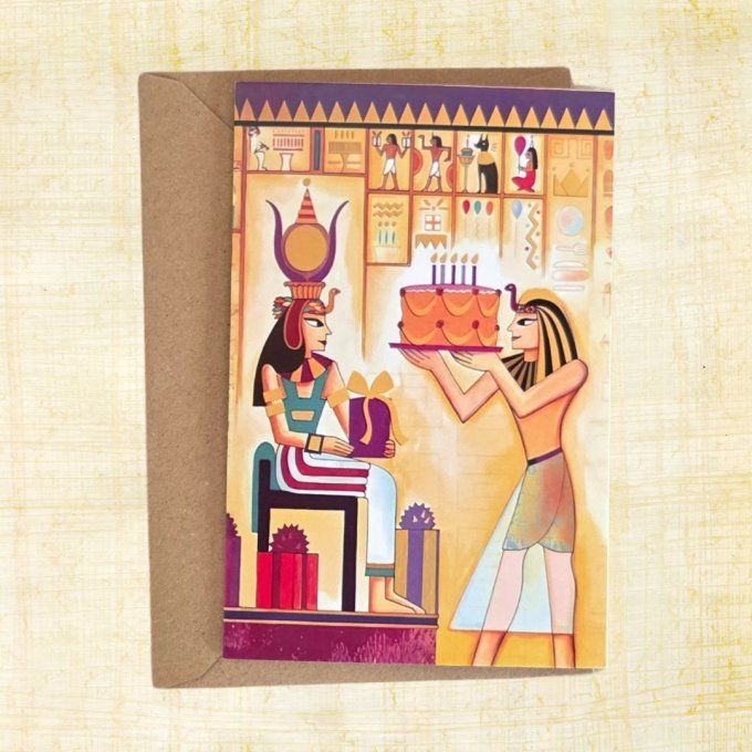 Carte de Voeux egyptienne - Petite - Anniversaire
