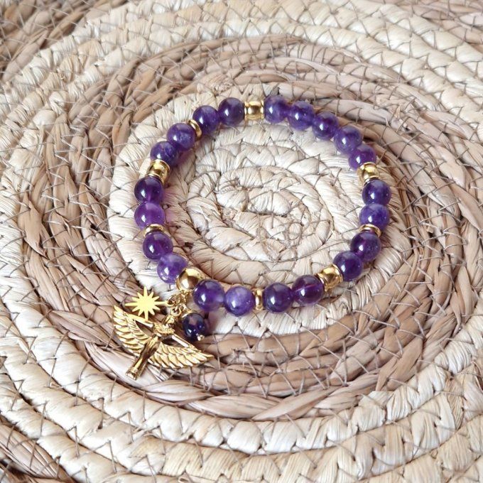 Bracelet Etoile d'Isis en Améthyste