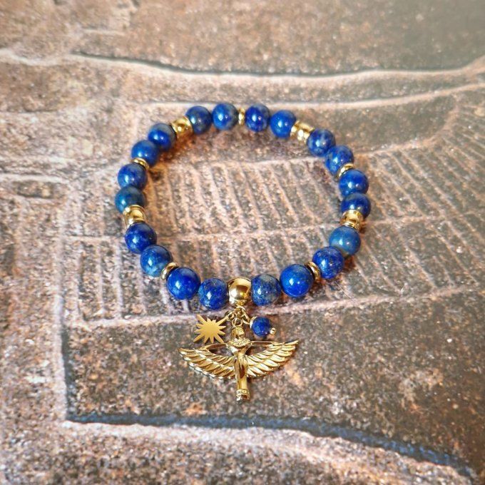 Bracelet Etoile d'Isis en Lapis-lazuli