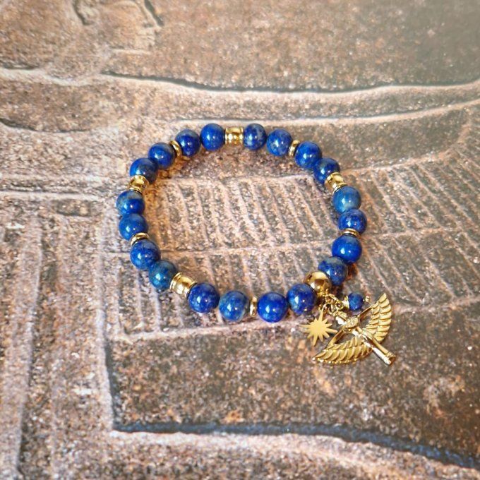 Bracelet Etoile d'Isis en Lapis-lazuli