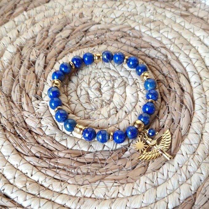 Bracelet Etoile d'Isis en Lapis-lazuli
